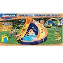 Banzai Sidewinder Blast - Inflatable Water Park w/ Water Slide and 2 Cannons