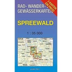 Spreewald 1 : 35 000 Rad-, Wander- und Gew�sserkarten-Set:: Mit den Karten: "Oberspreewald" und "Unterspreewald"