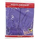 Party Dimensions Single Count Plastic Table Skirt, 29 by 14-Feet, Purple