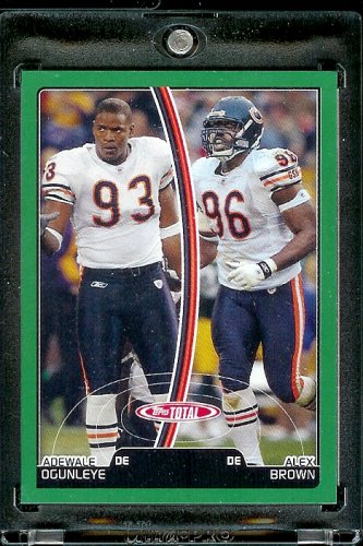 2007 Topps Total # 280 Alex Brown / Adewale Ogunleye - Chicago Bears - Football Card