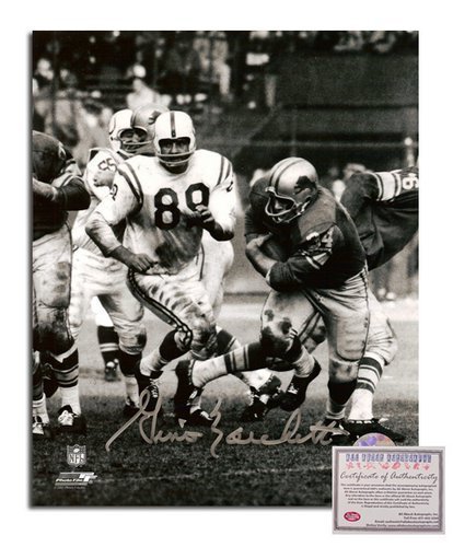 Gino Marchetti NFL Baltimore Colts Hand Signed 8x10 Photograph White Jersey