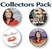 See larger Sarah Palin Going Rouge Collectors Button Pack 3" Political Buttons 2012 Four Buttons