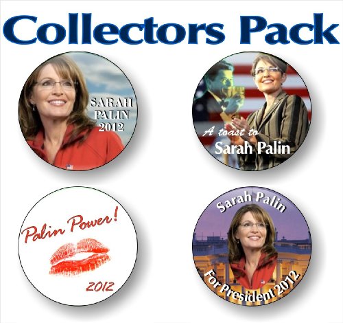 Sarah Palin Going Rouge Collectors Button Pack 3