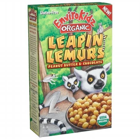 Envirokidz Organic Leaping Lemurs Cereal Gluten-Free 10 oz. (Pack of 12)