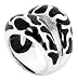 Cobra - JR466AGNO - Bague Femme - Ligne Muse - Noir - Argent 9.20 G