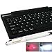 VanGoddy Tablet Computer Accessory Bundle with VanGoddy Stylus Laser Pointer LED Flashlight Combo **Batteries Included!!!** + SumacLife Bluetooth Keyboard for Lenovo Ideapad A1 Device