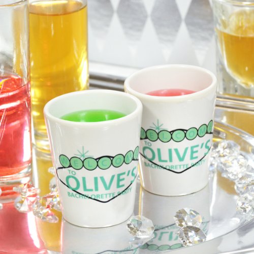 Ante up Party Shot Glasses. (Set of 2)