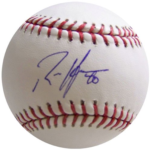 Rich Harden Autographed Baseball