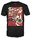 Funko Men's Pop! T-Shirts: Star Wars Ep 7 - Poe Propaganda, Black, Medium