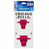 NBA Chicago Bulls 4-by-8 Die Cut Decal