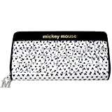 Disney ディズニー ミッキー ティアード フリル 長財布 ホワイト ラウンドファスナー式 ガーリーな大人顔ウォレット