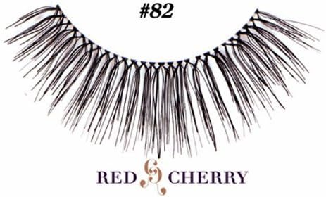 RED CHERRY 100% HUMAN HAIR EYELASHES #82 by TROIKA INTERNATIONAL