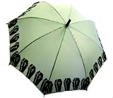 Punk Rock Retro COFFIN Rain Umbrella