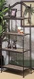 61.5 High 4-Tier METAL RACK / BAKER STAND with Antique Style Designing