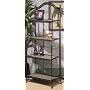 61.5" High 4-Tier METAL RACK / BAKER STAND with Antique Style Designing