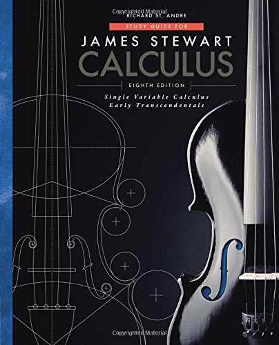 Study Guide for Stewart's Single Variable Calculus: Early Transcendentals, 8th