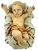 Set of 2 Baby Jesus In Cradle Christmas Nativity Figures 5.5" #39531