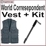 Tamrac 153 World Correspondent Vest X Large Black Extra Large Bundle sony alpha a200k