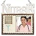 BANBERRY DESIGNS Nurse Picture Frame - Nurse's Prayer Gift - God Grant Me the Compassion Poem with a Caduceus - 7