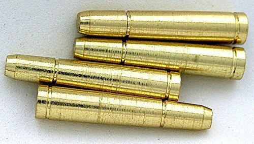 FOUR BULLET SHAPED SHAPE GOLD COLOR BOLO BOLA TIPS CF316