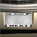 Miami Heat Chrome License Plate Frame