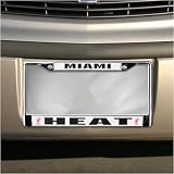 Miami Heat Chrome License Plate Frame