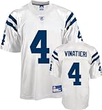 Adam Vinatieri Jersey: Reebok White Replica #4 Indianapolis Colts Jersey - XX-Large