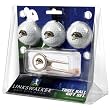 Western Michigan Broncos NCAA 3 Ball Gift Pack w/ Cap Tool