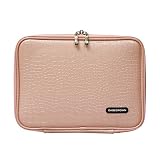 Amazon's Kindle DX CaseCrown Double Memory Foam Pouch Case - Alligator Skin Pink