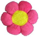 Flower Throw Pillow~ Pink~ Glows In The Black Light!!