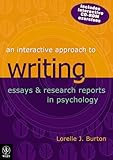 An interactive approach to writing essays & research reports in psychology