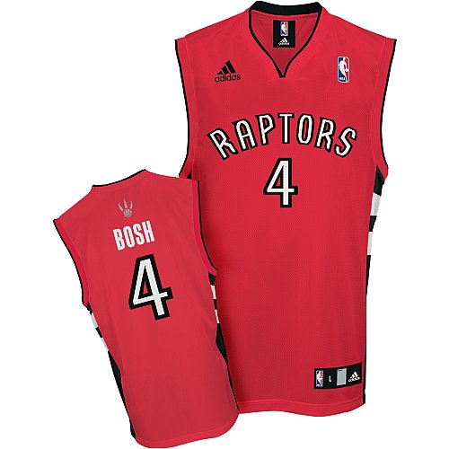 adidas Toronto Raptors Chris Bosh Kids (sizes 4-7) Replica Road Jersey