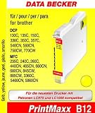 Produkt-Bild: Data Becker 311041 B12 Tintenpatrone f&uuml;r Brother Series gelb