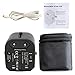 ETvalley Universal All-in-one Travel Power International Adapters with Dual USB Ports and Nightlight Built-in LED, Color Black