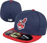 Cleveland Indians Navy w/Red Brim Home 2010 Authentic On-Field 59FIFTY Fitted Hat