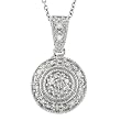 FOJO's Diamonds in Silver Medallion Pendant (.25 ct. tw.)