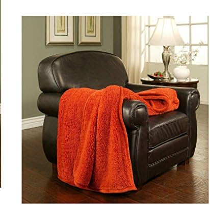 Cuddly Cabin Throw - 60" x 70" - Color: TerraCotta