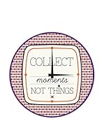 Keep&Kube Reloj De Pared Easy Words Collect Moments Not Things