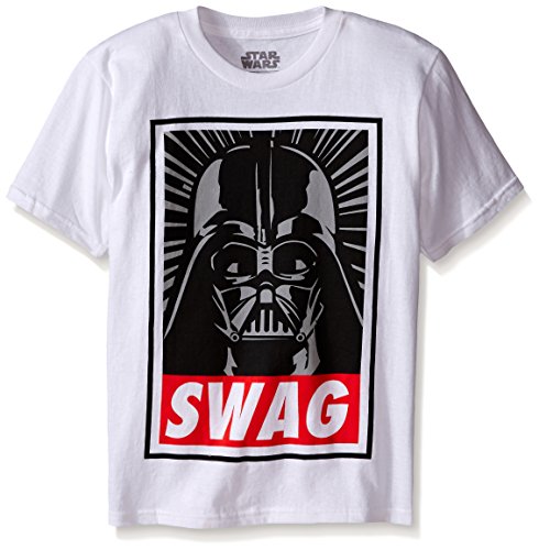 Star Wars Boys' Kylo Ren T-Shirt, Swag White, Large/14-16