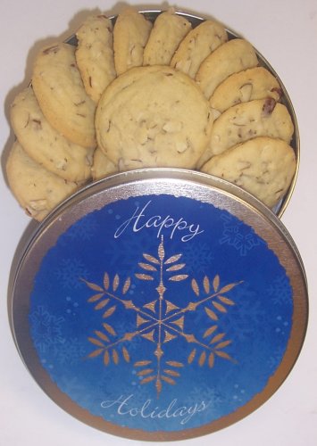 Scott's Cakes 1 lb. Almond Cookies in a Snowflake Tin by Almond Pound Cake
