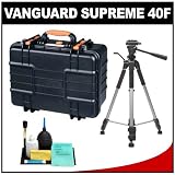 Vanguard Supreme 40F Heavy Duty Waterproof, Airtight & Dustproof Professional Hard Case with Foam Interior + Tripod for Digital SLR Cameras