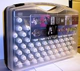 Model Color Acrylic Military Paints in Plastic Case (72 Colors & Brushes) 17ml Bottle Acrylic