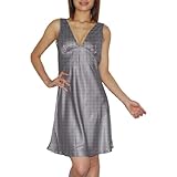 SILK COUTURE Womens Sleepwear Lingerie: Silk Nighty / Loungewear Pajama Gown - Size: M-L
