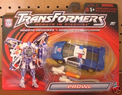 Transformers Robots in Disguise Combiners - PROWL - High Speed Chaser - Released in Year 2001