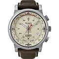 Timex Herren-Armbanduhr XL Expedition E Compass Analog Leder T2N725