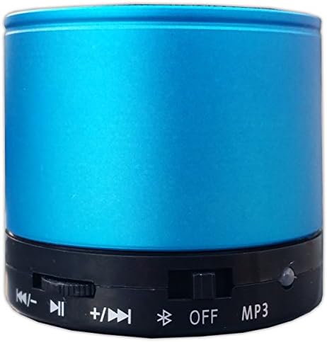 Halfdirect Original Wireless Hd S9 Mini Universal Bluetooth Speaker with Mic / Speaker Phone for All Samsung Galaxy, Apple Iphone, Ipad, HTC One, Zte, Moto, Nokia Phone Models. (Metallic Blue)