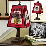 Memory Company Buffalo Sabres Art Glass Table Lamp