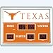 College Sports Scoreboard Wall Clocks,Texas Longhorns