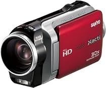 SANYO デジタルムービーカメラ Xacti SH11 レッド DMX-SH11(R)