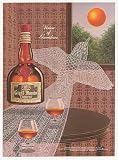 1986 Grand Marnier Liqueur Dove Orange Gallardo art Print Ad